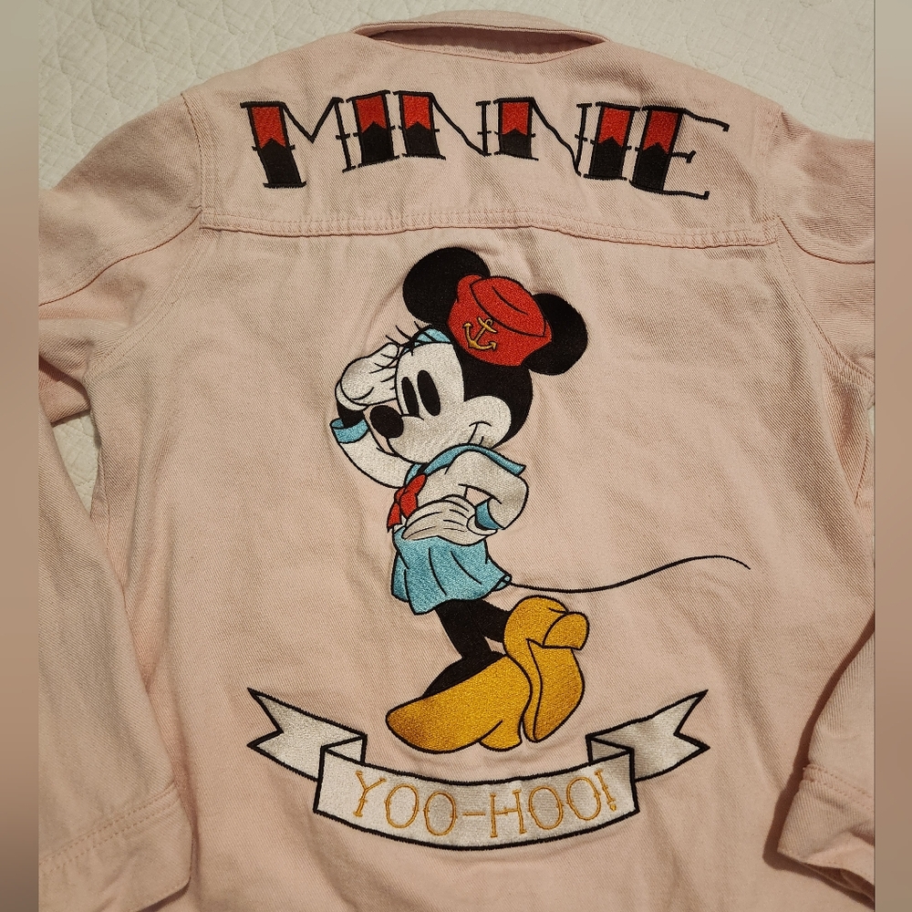 Cakeworthy Minnie Mouse Pink Jean Jacket - Picture 3 of 5